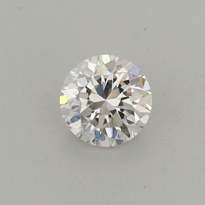Actual 0.32 carat E Round lab-grown diamond