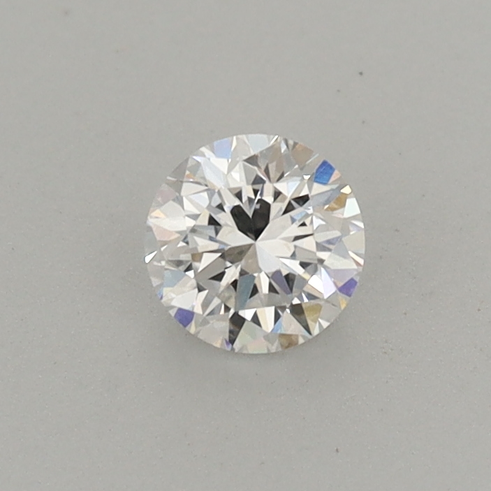 Actual 0.32 carat D VS1 Round lab-grown diamond