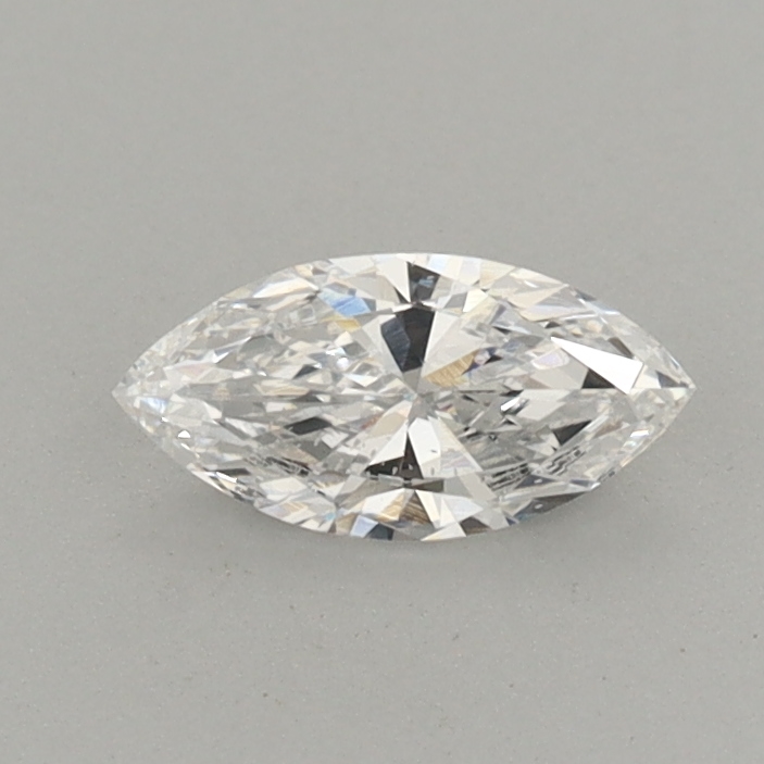 Actual 0.31 carat D Marquise lab-grown diamond