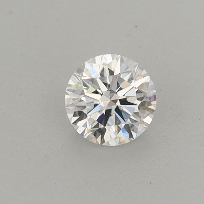 Actual 0.32 carat D Round lab-grown diamond