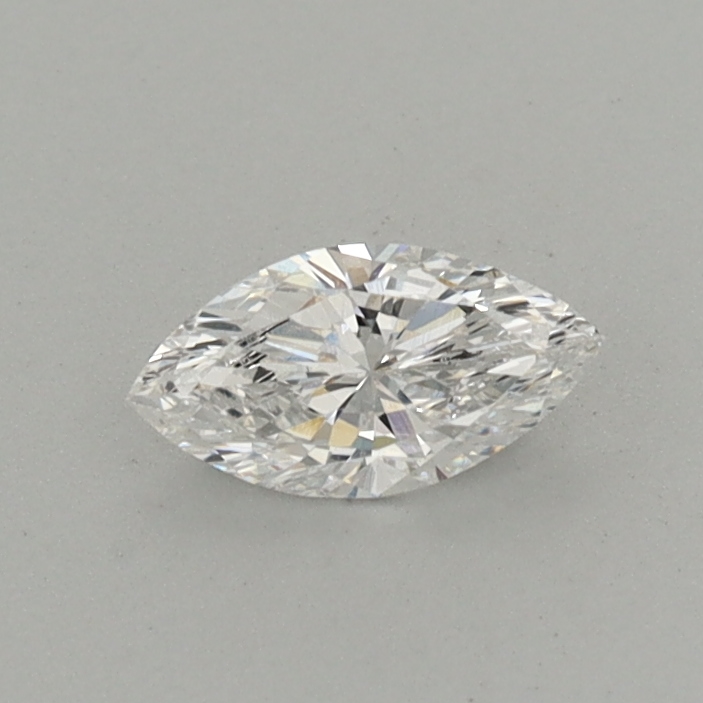 Actual 0.27 carat D Marquise lab-grown diamond