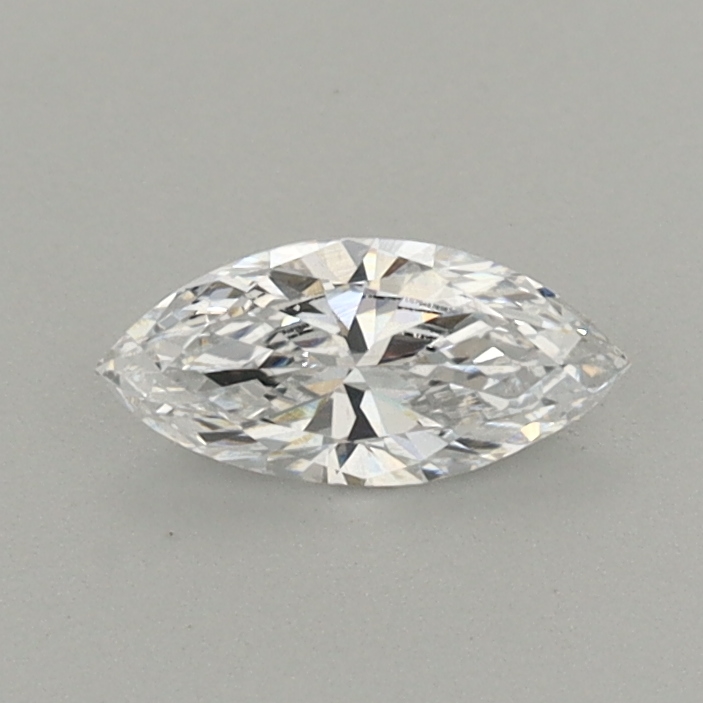 Actual 0.29 carat D Marquise lab-grown diamond